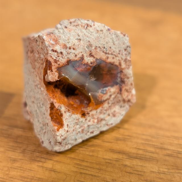 Fire agate in matrix (I think)