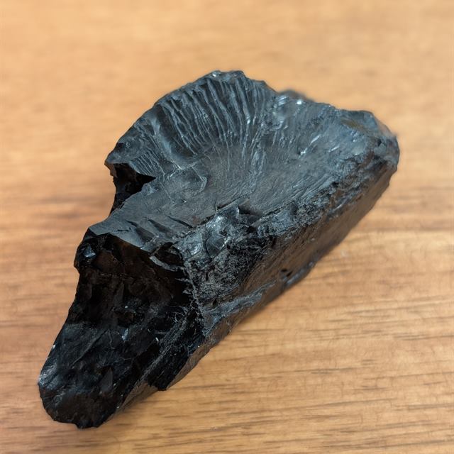 Obsidian? Coal? Slag?